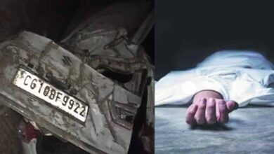 बारात से लौट रही कार गड्ढे में गिरी, 2 की मौत और दो की हालत गंभीर