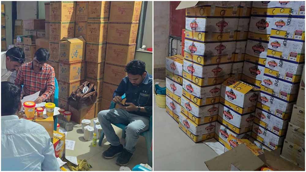 रतलाम में नकली घी का बड़ा भंडाफोड़: घर पर छापा, 1610 लीटर जब्त रतलाम में नकली घी का बड़ा भंडाफोड़: घर पर छापा, 1610 लीटर जब्त
