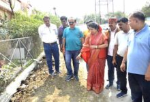 राज्यमंत्री  गौर ने गोविंदपुरा में किया सड़कों का निरीक्षण, गुणवत्तापूर्ण कार्य के दिए निर्देश