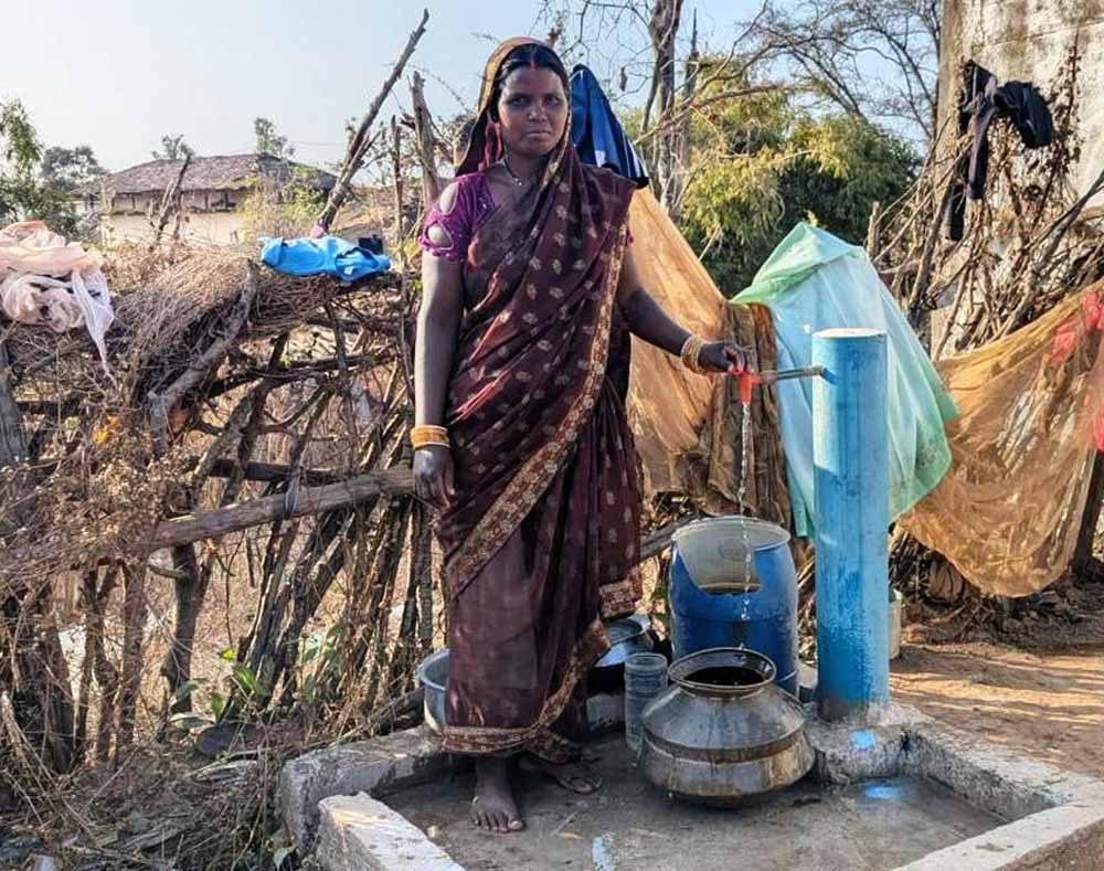 हर घर जल योजना से ग्राम कन्हारी में बदली पेयजल की तस्वीर