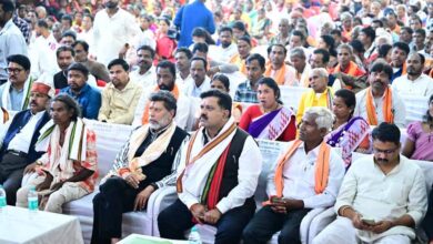 जगदलपुर के वृहद किसान सम्मेलन में उप मुख्यमंत्री  विजय शर्मा हुए शामिल