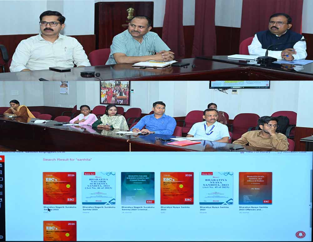 लोकभवन में ई-लाइब्रेरी के उपयोग पर दिया गया प्रशिक्षण लोकभवन में ई-लाइब्रेरी के उपयोग पर दिया गया प्रशिक्षण