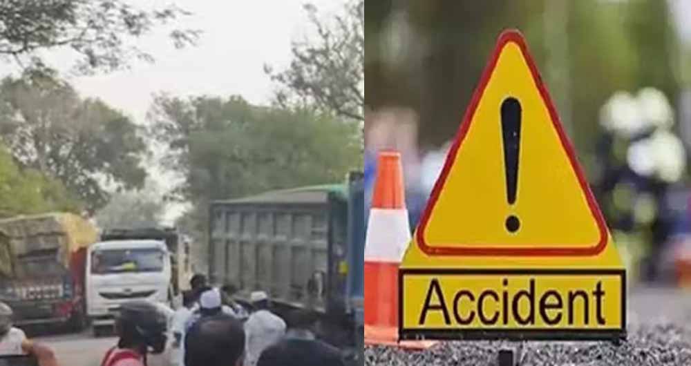 आगर-मालवा के तीन लोगों की गुजरात में मौत, ट्रक से कार की टक्कर के बाद सड़क पर फैले शव