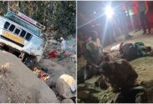 रायगढ़ में दर्दनाक हादसा: सगाई से लौट रहे लोगों की पिकअप खाई में गिरी, 4 की मौत, 10 घायल