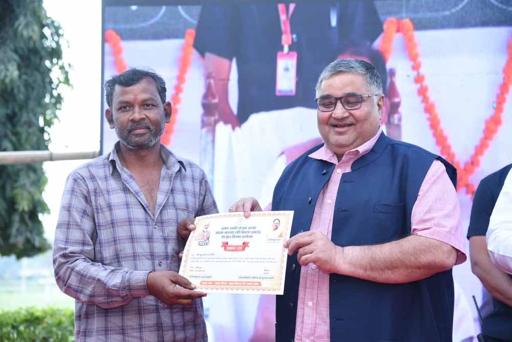 मुख्यमंत्री  विष्णु देव साय ने सरगुजा के 52 हजार से अधिक किसानों को दी होली की सौगात