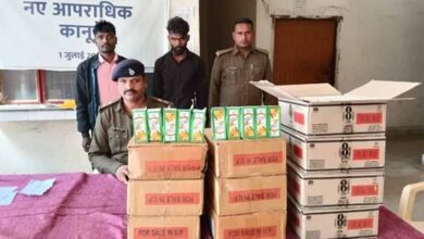 यूपी से आ रही शराब तस्करी का पर्दाफाश, कैमूर में दो धंधेबाज गिरफ्तार