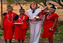 पर्यटन विशेषज्ञ  किर्सी ने ग्रामीण महिलाओं संग किया महुआ संग्रहण, बस्तर की जैव विविधता और लोकसंस्कृति से हुए अभिभूत