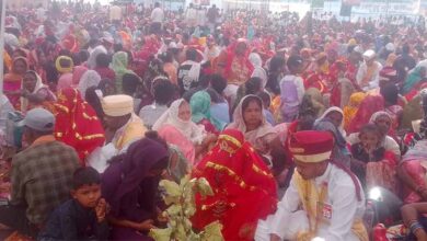 मुख्यमंत्री कन्या विवाह योजना के तहत 188 जोड़े बधे मंगल सूत्र में