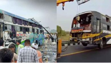 लखनऊ में दर्दनाक हादसा: पूर्वांचल एक्सप्रेस-वे पर डबल डेकर बस पलटी, 5 की मौत, 16 घायल