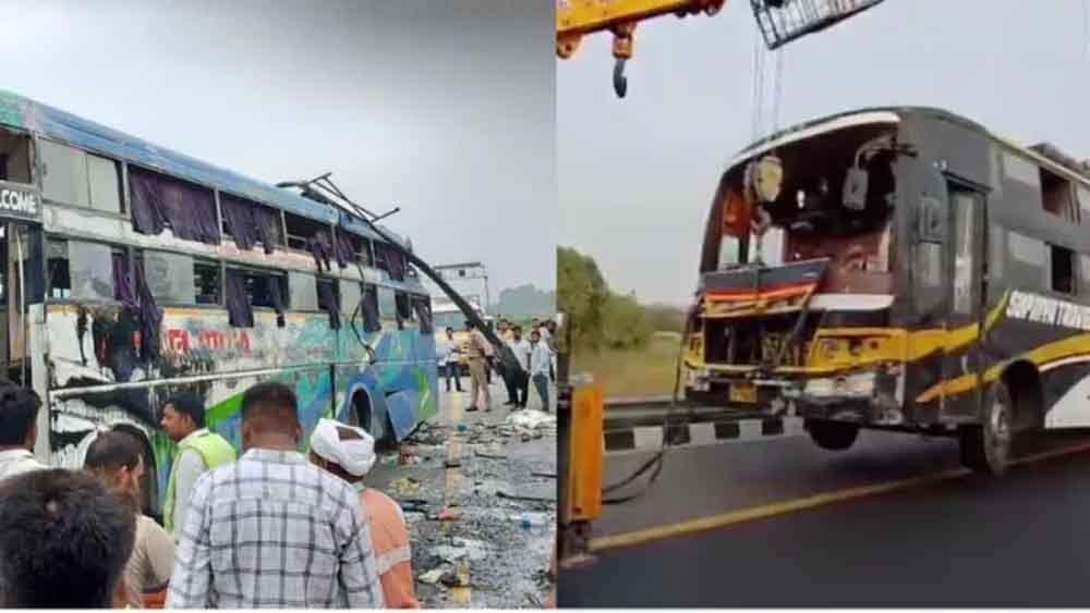 लखनऊ में दर्दनाक हादसा: पूर्वांचल एक्सप्रेस-वे पर डबल डेकर बस पलटी, 5 की मौत, 16 घायल लखनऊ में दर्दनाक हादसा: पूर्वांचल एक्सप्रेस-वे पर डबल डेकर बस पलटी, 5 की मौत, 16 घायल