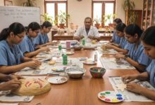 AIIMS Bhopal में नई पहल: आर्ट थैरेपी से तनाव होगा दूर, रद्दी अखबारों से बनेगी रचनात्मकता