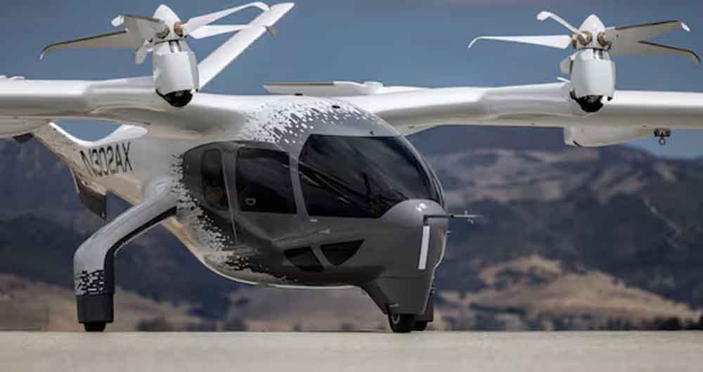 भारत में जल्द शुरू होगी एयर टैक्सी सेवा, AI समिट में पेश हुआ मॉडल; 8 मिनट में तय करेगी 36 KM