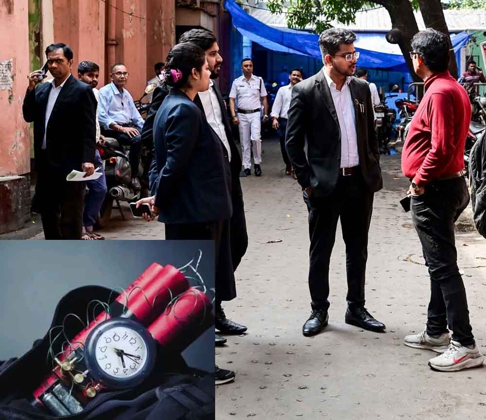 बंगाल में बम धमकी से हड़कंप: 6 अदालतें खाली कराई गईं, सुरक्षा एजेंसियां अलर्ट