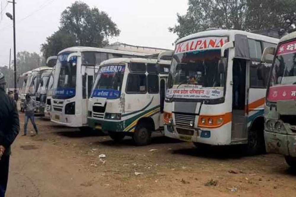 2 मार्च से MP में निजी बस ऑपरेटरों की अनिश्चितकालीन हड़ताल, 1.5 लाख यात्रियों के प्रभावित होने का खतरा