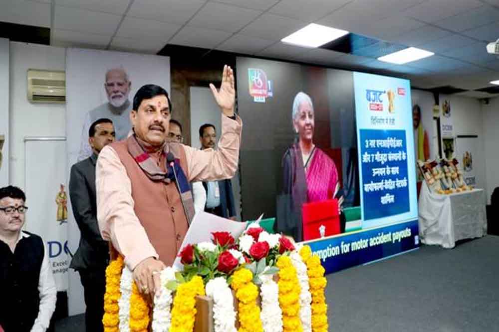 प्रधानमंत्री  मोदी और केन्द्रीय वित्त मंत्री का विकसित भारत@2047 के लक्ष्य प्राप्ति की दिशा में प्रभावी कदम है केन्द्रीय बजट : मुख्यमंत्री डॉ. यादव