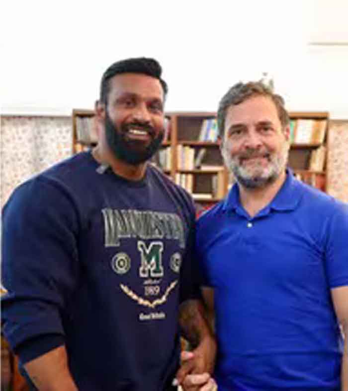 ‘मोहब्बत की दुकान’ में खास मुलाकात: ‘मोहम्मद दीपक’ से मिले राहुल गांधी, जिम जॉइन करने का किया वादा