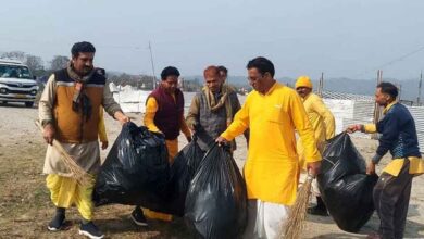 समारोह के बाद एक्शन मोड में टीम, बैरागी द्वीप पर व्यापक सफाई अभियान शुरू