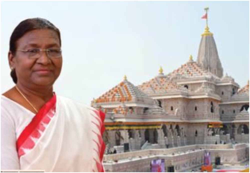 नव वर्ष पर राम मंदिर में श्रमिकों का सम्मान करेंगी राष्ट्रपति द्रौपदी मुर्मु, तैयारियां तेज