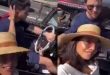 प्रियंका चोपड़ा का रोमांटिक अंदाज़: ओपन कार में ड्राइव के दौरान  निक जोनस के बालों पर फेरा हाथ