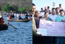 महानदी पर रोमांच का मंजर: छत्तीसगढ़ में पहली ‘नौकायान स्पर्धा’, 52 टीमों की टक्कर, 1 लाख का इनाम