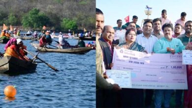 महानदी पर रोमांच का मंजर: छत्तीसगढ़ में पहली ‘नौकायान स्पर्धा’, 52 टीमों की टक्कर, 1 लाख का इनाम