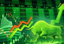 जबरदस्त तेजी के साथ बंद हुआ बाजार, सेंसेक्स 1372 अंक उछला, निफ्टी 23400 के पार