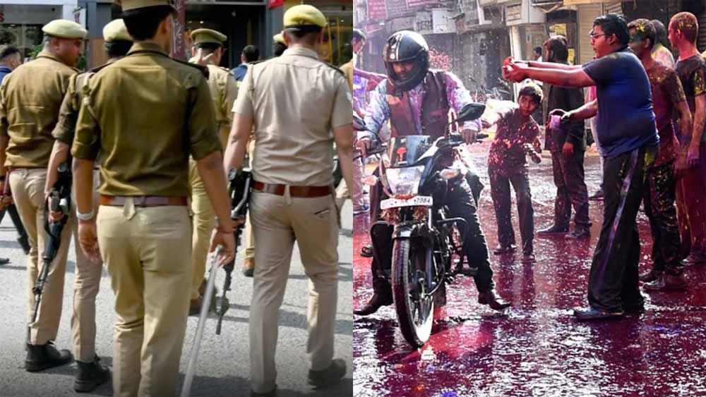 होली पर हुड़दंगियों पर सख्ती, सुरक्षा के लिए 800 पुलिसकर्मी तैनात