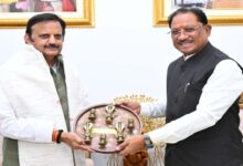 मुख्यमंत्री से मध्यप्रदेश के उपमुख्यमंत्री  राजेंद्र शुक्ला ने की सौजन्य मुलाकात