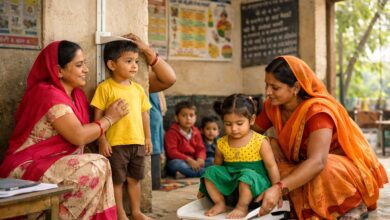 फरवरी में बच्चों की पोषण स्थिति में सुधार, 1.43 करोड़ बच्चों का हुआ परीक्षण