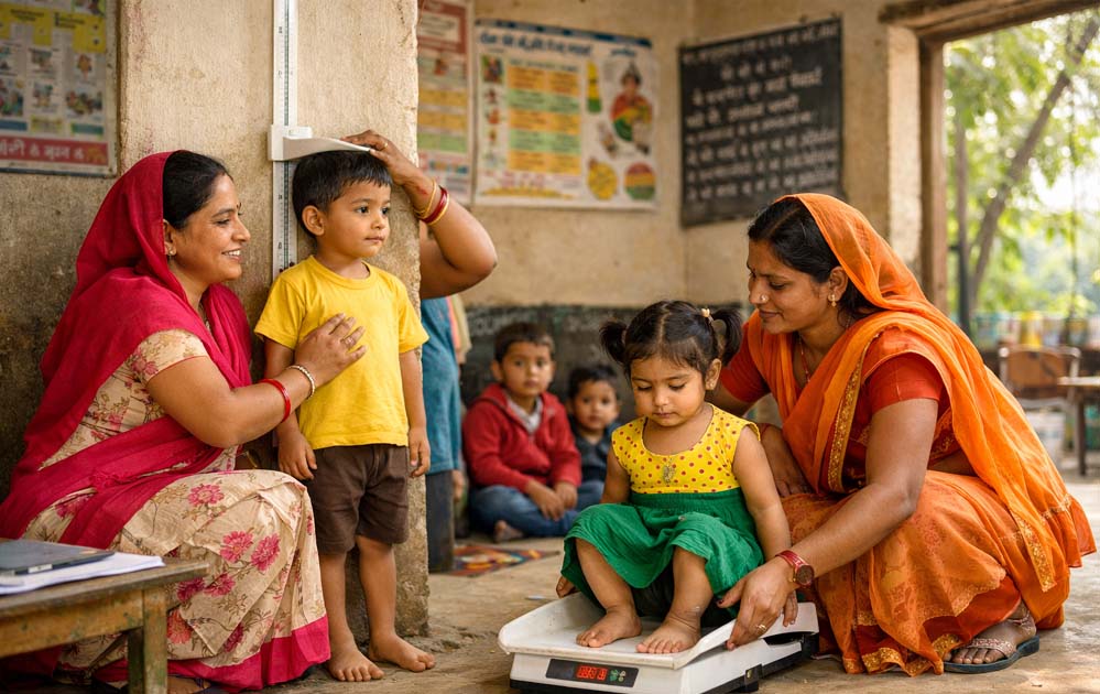 फरवरी में बच्चों की पोषण स्थिति में सुधार, 1.43 करोड़ बच्चों का हुआ परीक्षण फरवरी में बच्चों की पोषण स्थिति में सुधार, 1.43 करोड़ बच्चों का हुआ परीक्षण