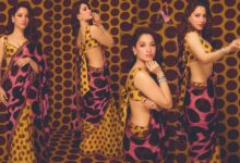 पोल्का डॉट साड़ी में तमन्ना ने दिखाया कमाल, ब्लाउज ने 70 के दशक के ग्लैमर को नया रूप दिया