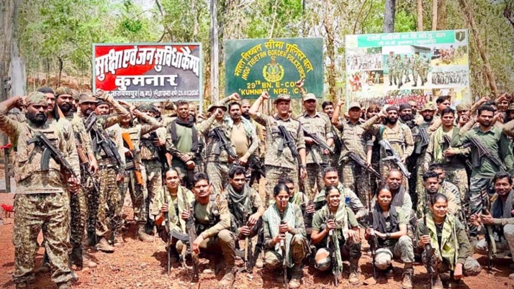 माओवादियों का ‘सेफजोन’ माने जाने वाले कुमनार में पुलिस ने स्थापित किया अंतिम सुरक्षा कैंप