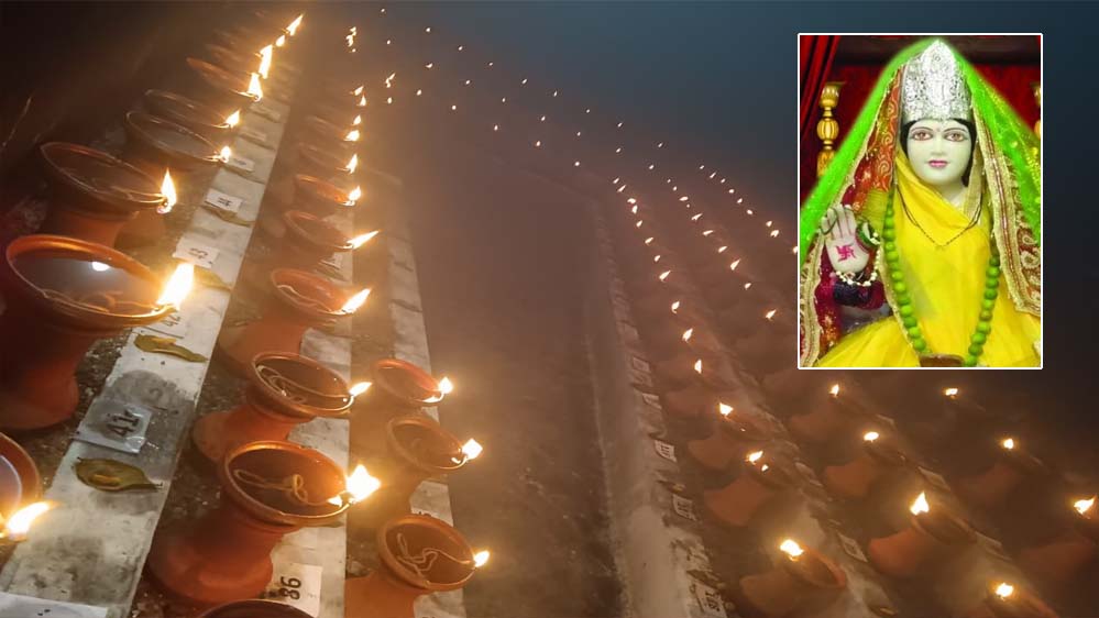 मां कन्हाई परमेश्वरी मंदिर में 126 ज्योत प्रज्वलित मां कन्हाई परमेश्वरी मंदिर में 126 ज्योत प्रज्वलित