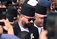 नेपाल में बालेन युग की शुरुआत! बालेंद्र शाह ने ’12:34′ के शुभ मुहूर्त में ली प्रधानमंत्री पद की शपथ नेपाल में बालेन युग की शुरुआत! बालेंद्र शाह ने ’12:34′ के शुभ मुहूर्त में ली प्रधानमंत्री पद की शपथ