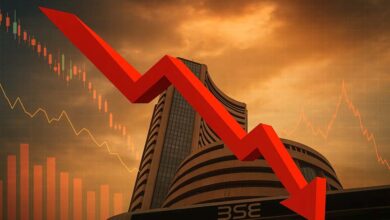 9 लाख करोड़ स्वाहा… फिर आज शेयर बाजार क्रैश, सेंसेक्स 1700 अंक लुढ़का 9 लाख करोड़ स्वाहा… फिर आज शेयर बाजार क्रैश, सेंसेक्स 1700 अंक लुढ़का