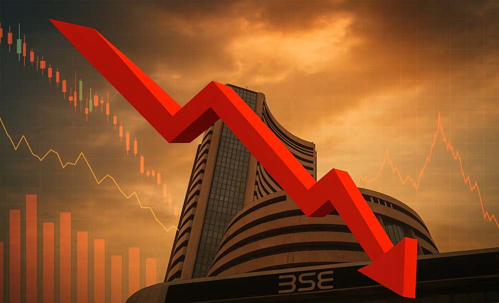 9 लाख करोड़ स्वाहा… फिर आज शेयर बाजार क्रैश, सेंसेक्स 1700 अंक लुढ़का