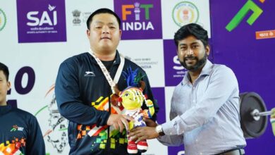 भारत्तोलन पुरुष 88 किग्रा वर्ग में अरुणाचल के रुबा ताडु बने चैंपियन भारत्तोलन पुरुष 88 किग्रा वर्ग में अरुणाचल के रुबा ताडु बने चैंपियन