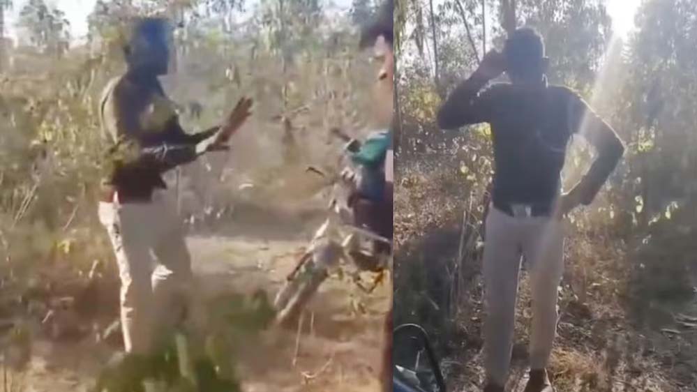 मोबाइल पर गाना बजाकर वर्दी पहने गार्ड से लगवाए ठुमके, फिर डंडों और बेल्ट से पीटा, वीडियो वायरल