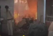 भोपाल थाने में भीषण आग: हनुमानगंज परिसर में 30 वाहन जले, 6 पूरी तरह खाक