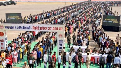MP में अग्निवीर भर्ती के लिए रिकॉर्ड आवेदन, संख्या 27 हजार के पार