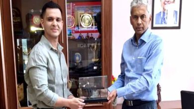 मुख्य सचिव  जैन से आईज़ीआई वेंचर्स के संस्थापक ने की भेंट