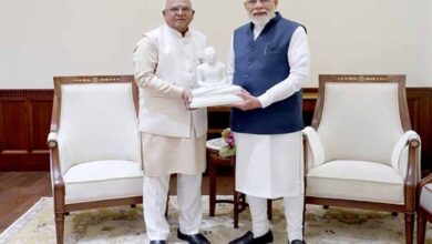 प्रधानमंत्री के संसद भवन स्थित कार्यालय में की शिष्टाचार भेंट