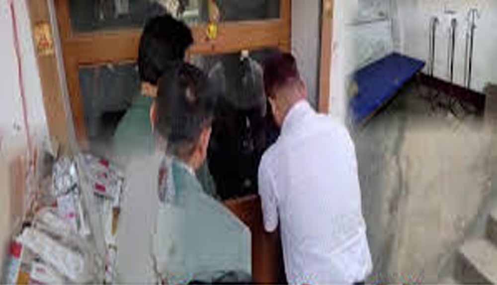 स्वास्थ्य विभाग की बड़ी कार्रवाई: अवैध रूप से चल रहे दो क्लीनिक सील, दवाइयां जब्त
