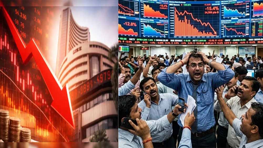 सेंसेक्स 2400 और निफ्टी 700 अंक लुढ़का, युद्ध की आग में निवेशकों के 15 लाख करोड़ स्वाहा सेंसेक्स 2400 और निफ्टी 700 अंक लुढ़का, युद्ध की आग में निवेशकों के 15 लाख करोड़ स्वाहा