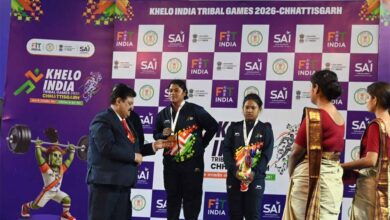 खेलो इंडिया ट्राइबल गेम्स 2026: निकिता ने रचा इतिहास, भारोत्तोलन में कुल 160 किलोग्राम उठाकर छत्तीसगढ़ को दिलाया पहला स्वर्ण