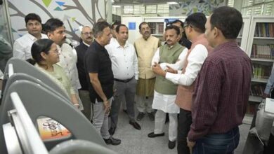 उप मुख्यमंत्री  शुक्ल ने रायपुर की नालंदा लाइब्रेरी के मॉडल को सराहा