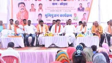 उपमुख्यमंत्री ने 4.08 करोड़ रूपए की लागत के सकरी नदी तटबंध निर्माण का किया भूमिपूजन