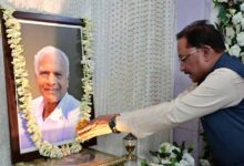 मुख्यमंत्री  विष्णुदेव साय ने लोकतंत्र सेनानी स्वर्गीय महावीर प्रसाद जैन को दी श्रद्धांजलि