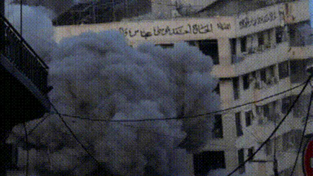 लेबनान की राजधानी में इजरायली मिसाइल से तबाही, बड़ी इमारत ढही, 6 लोगों की मौत