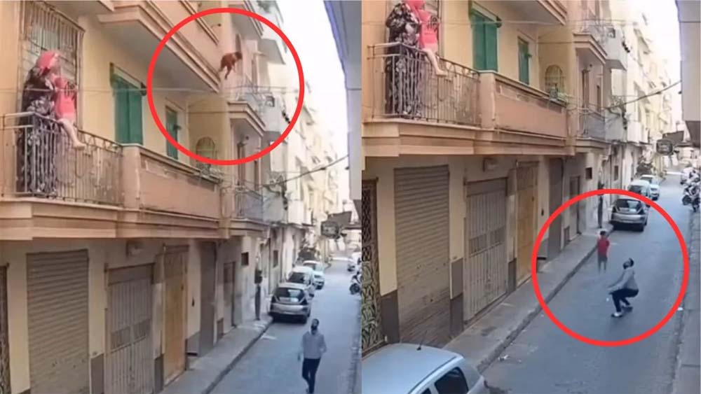 2 साल की मासूम गिरी दूसरी मंजिल से, 17 साल के युवक ने दिखाया हीरो जैसा साहस